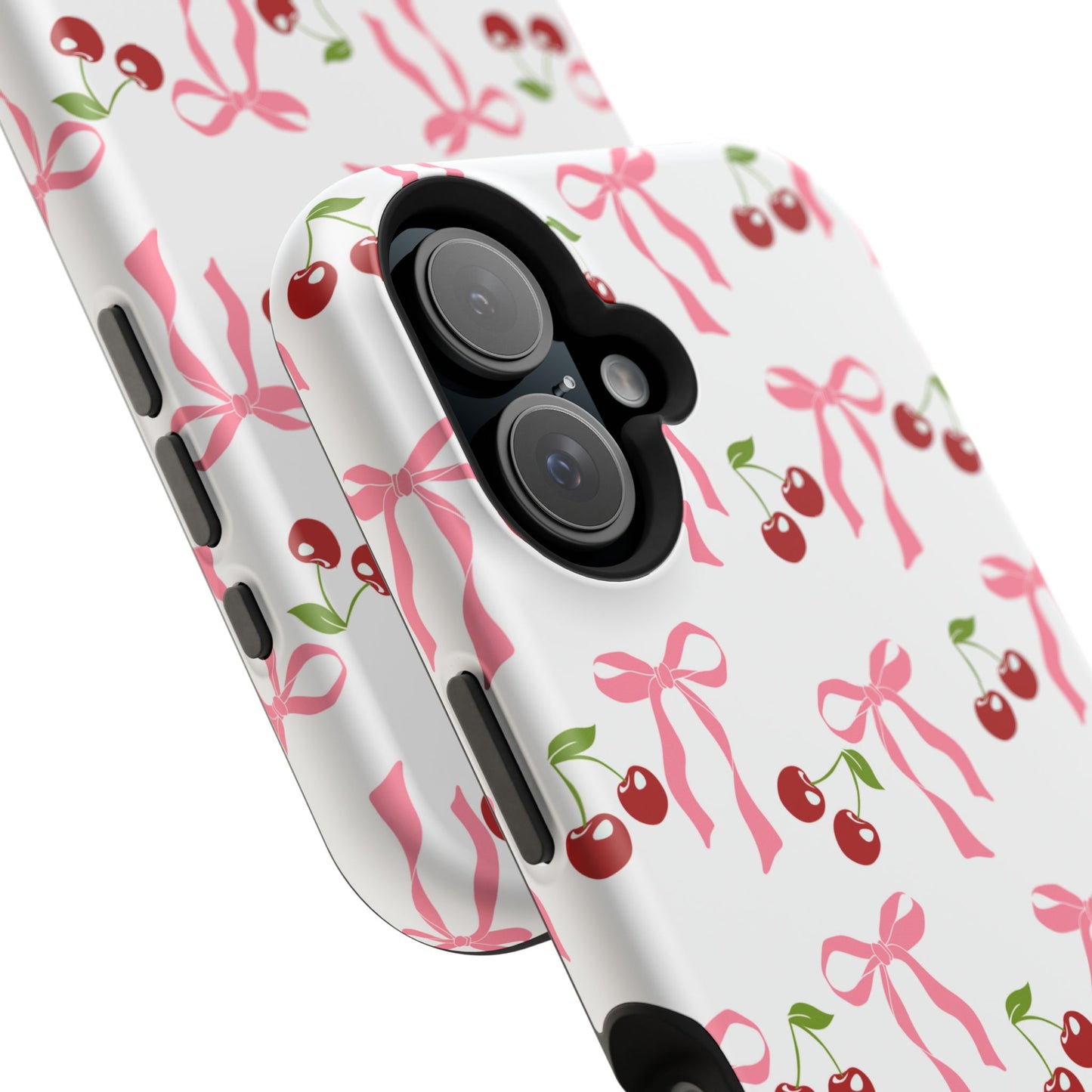 Pink Bows & Cherry MagSafe iPhone® Case