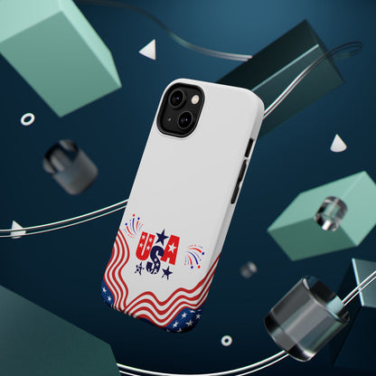 Patriotic Magnetic Phone Case 250 Years Anniversary USA Design
