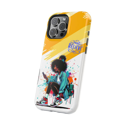 Black Girl Believe MagSafe iPhone® Case
