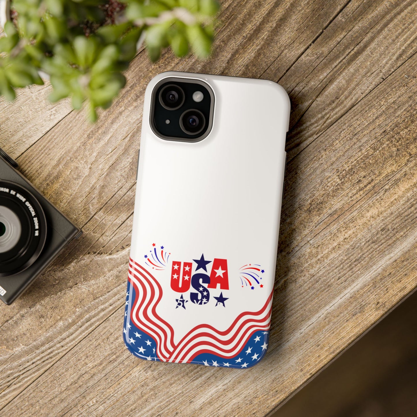 Patriotic Magnetic Phone Case 250 Years Anniversary USA Design