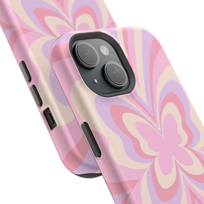 Pink Bow & Butterfly MagSafe iPhone® Case