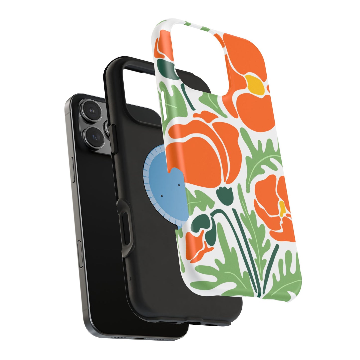 Orange Daisy MagSafe iPhone® Case