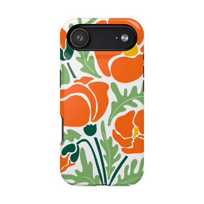 Orange Daisy MagSafe iPhone® Case
