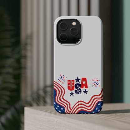 Patriotic Magnetic Phone Case 250 Years Anniversary USA Design