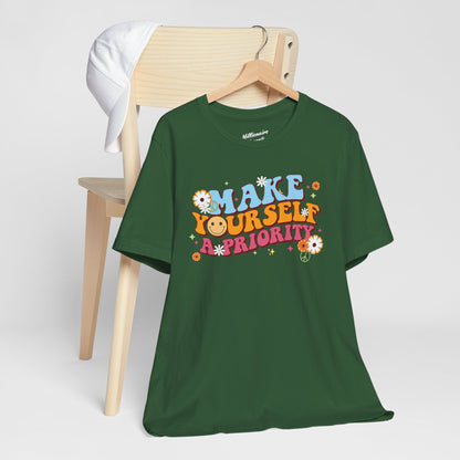 Make Yourself a Priority Soft Cotton Tee