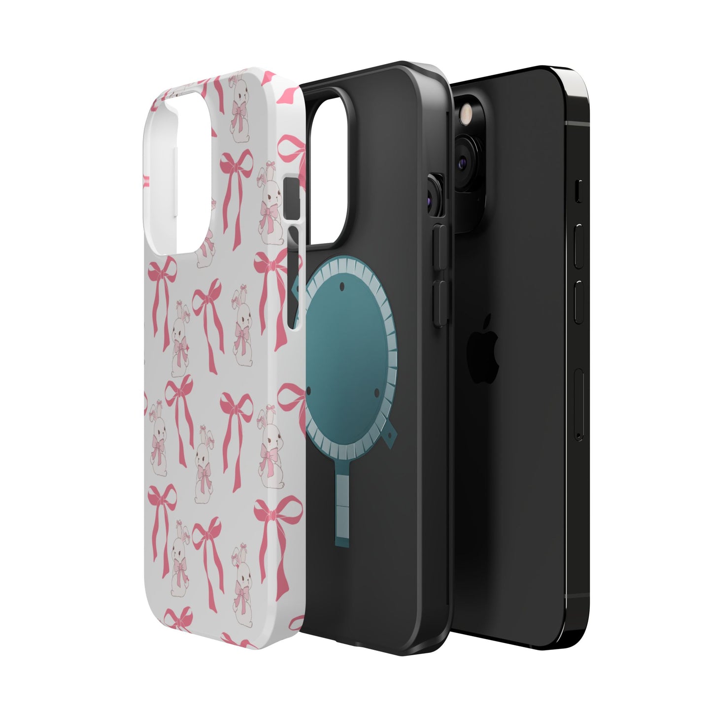 Pink Bows & Bunnies MagSafe iPhone® Case