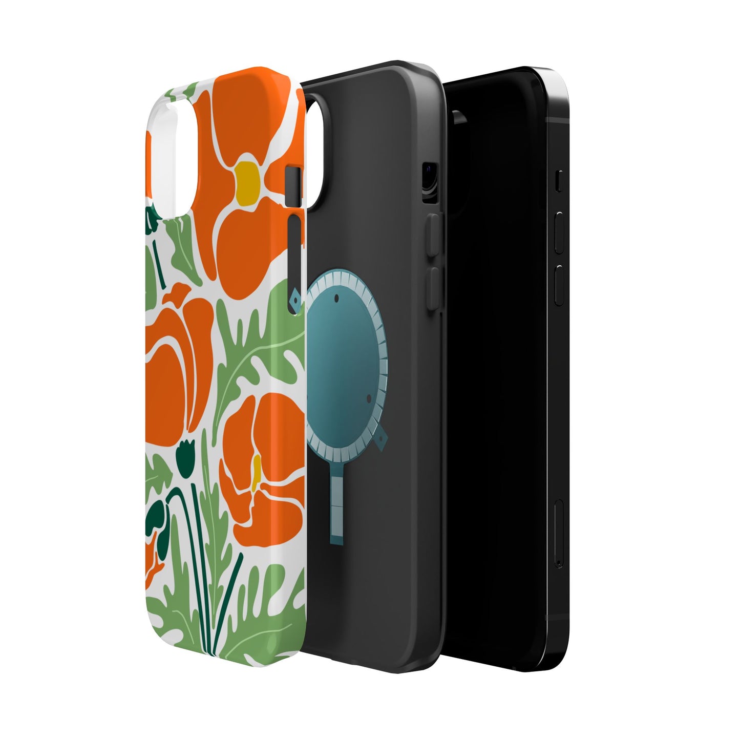 Orange Daisy MagSafe iPhone® Case