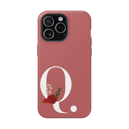 Personalized Letter Q MagSafe iPhone® Case