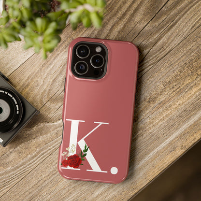 Personalized Letter K MagSafe iPhone® Case