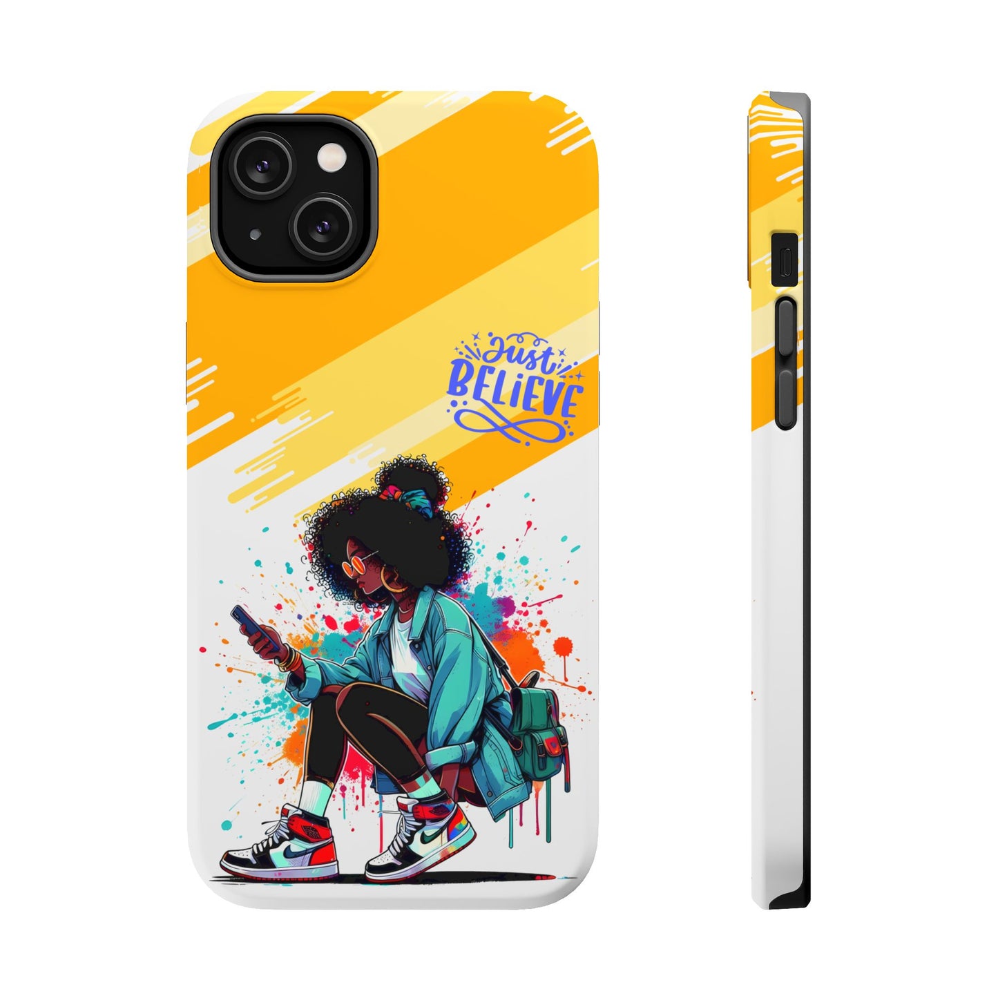 Black Girl Believe MagSafe iPhone® Case