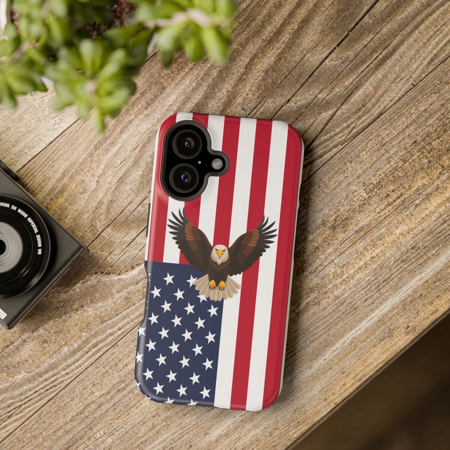 American Flag Magnetic Eagle Phone Case