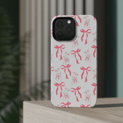 Pink Bows & Bunnies MagSafe iPhone® Case