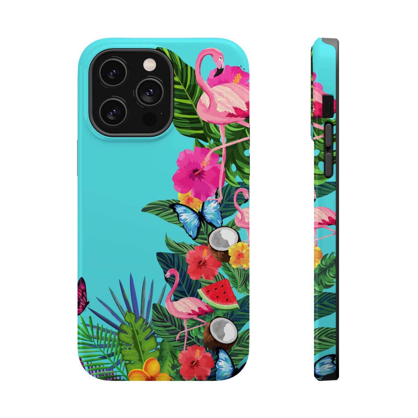 Pink Flamingo MagSafe iPhone® Case