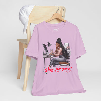 She Prospered Soft Cotton Tee