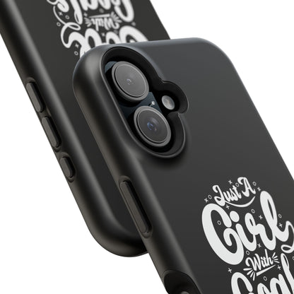Girl with Goals MagSafe iPhone® Case Black
