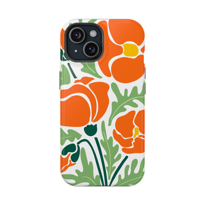Orange Daisy MagSafe iPhone® Case
