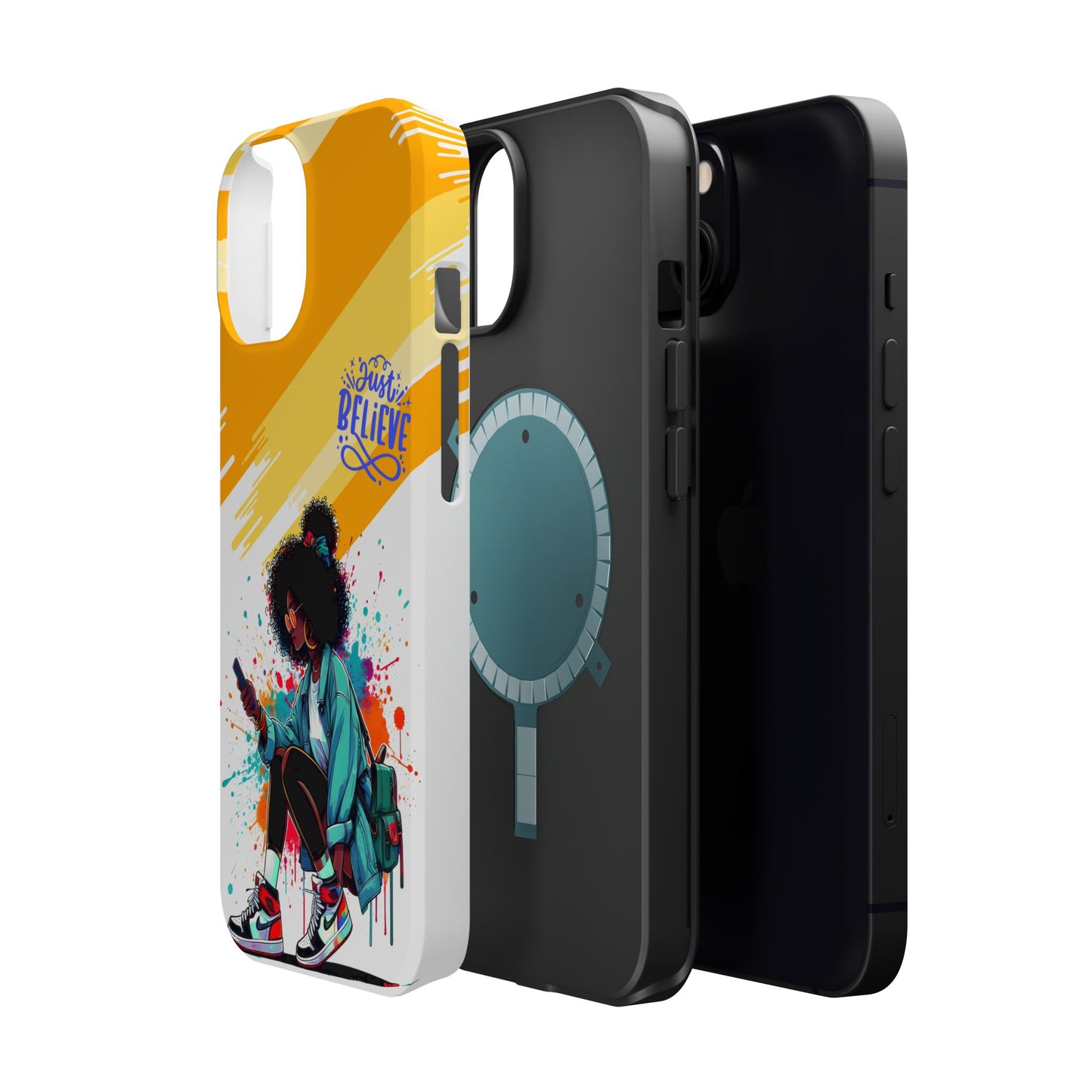 Black Girl Believe MagSafe iPhone® Case