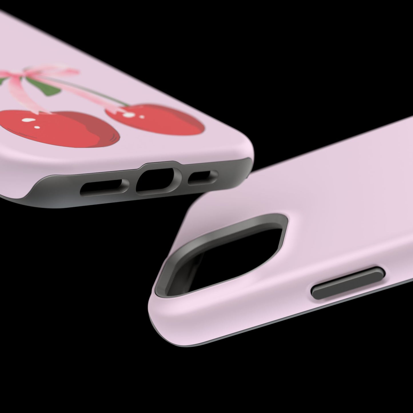 Pink Bow & Cherry MagSafe iPhone® Case