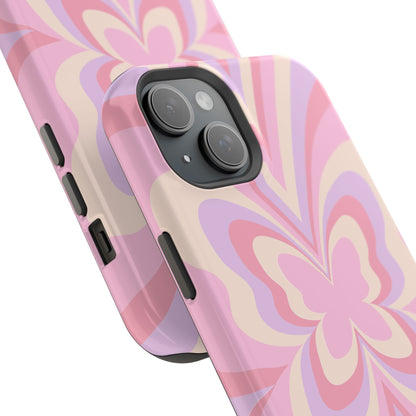 Pink Bow & Butterfly MagSafe iPhone® Case