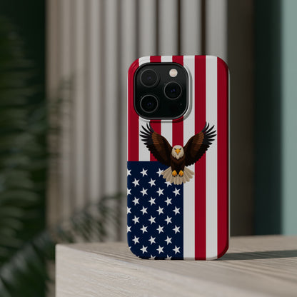 American Flag Magnetic Eagle Phone Case