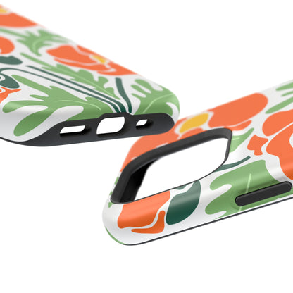 Orange Daisy MagSafe iPhone® Case