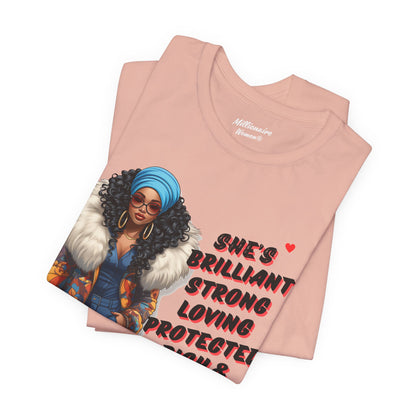 She's Brilliant Soft Cotton Tee