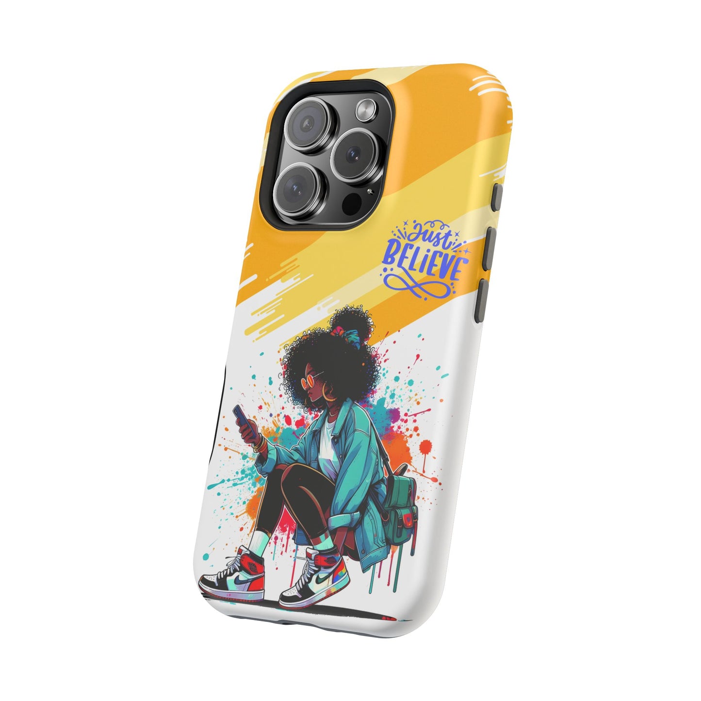 Black Girl Believe MagSafe iPhone® Case