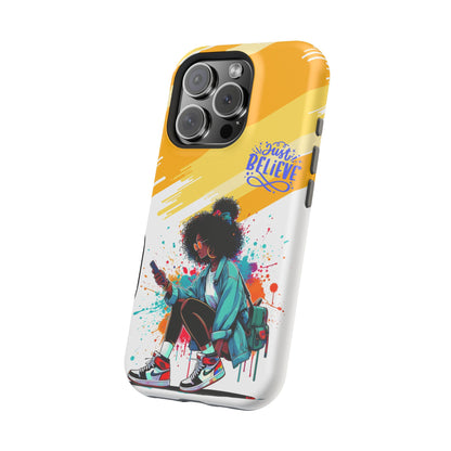 Black Girl Believe MagSafe iPhone® Case