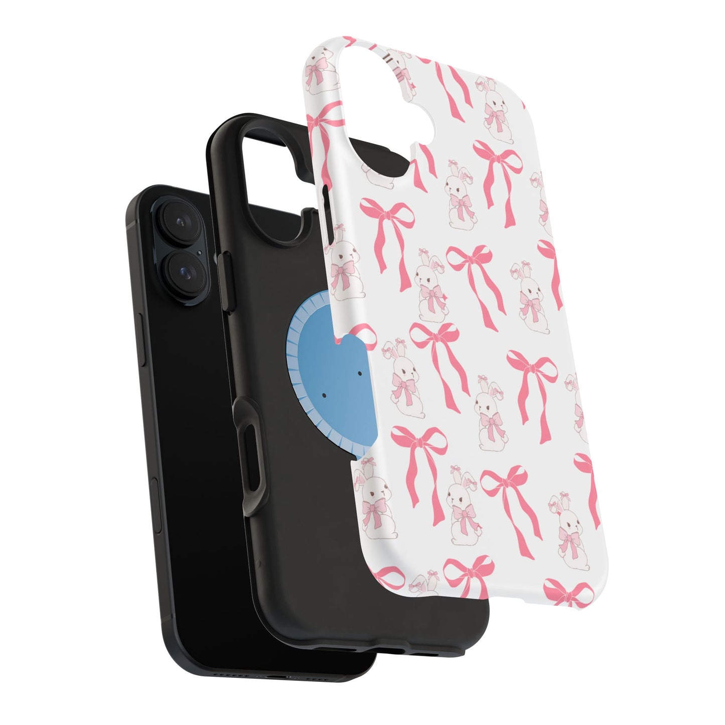Pink Bows & Bunnies MagSafe iPhone® Case