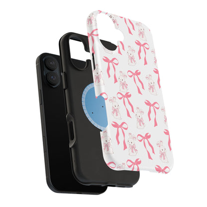 Pink Bows & Bunnies MagSafe iPhone® Case