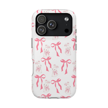 Pink Bows & Bunnies MagSafe iPhone® Case