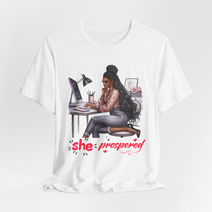 She Prospered Soft Cotton Tee
