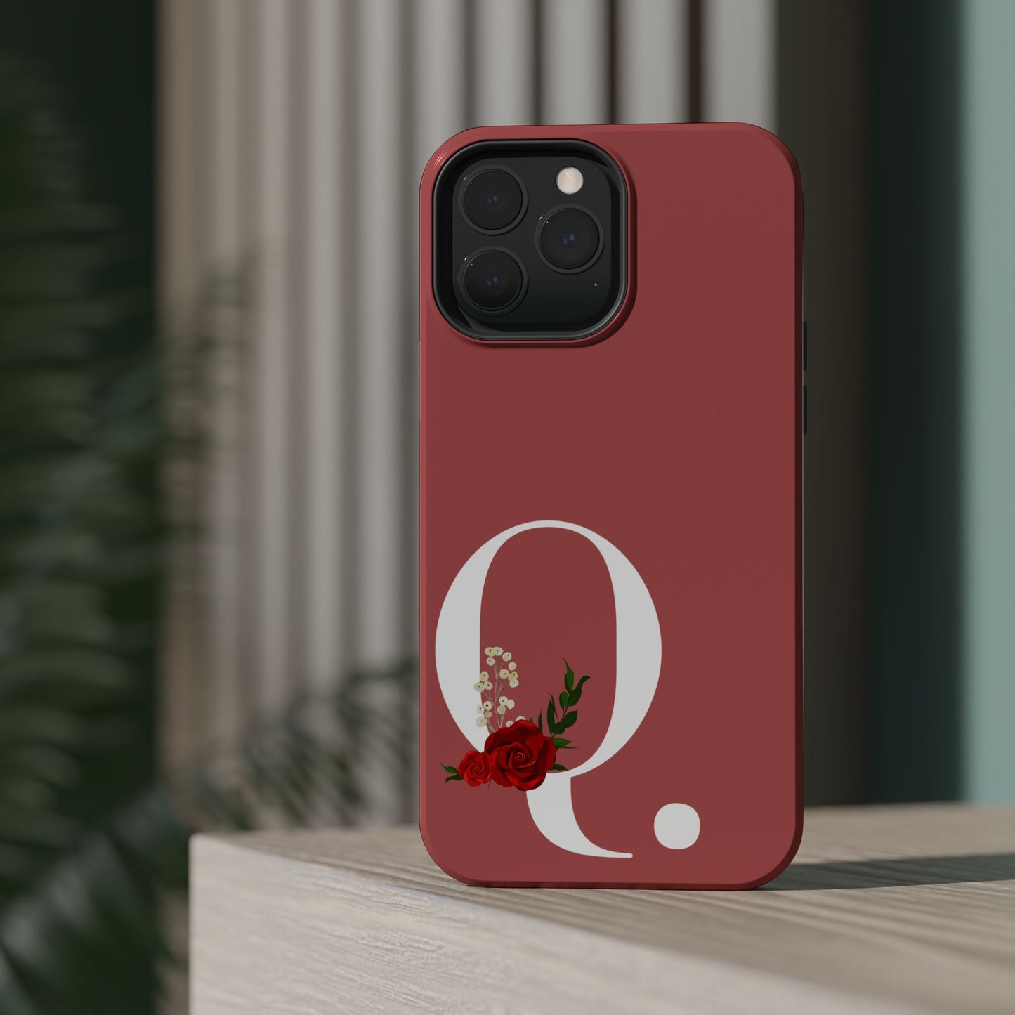 Personalized Letter Q MagSafe iPhone® Case