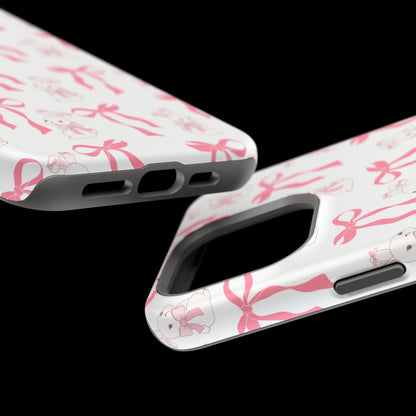 Pink Bows & Bunnies MagSafe iPhone® Case