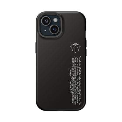 She Shall be Planted MagSafe iPhone® Case Black