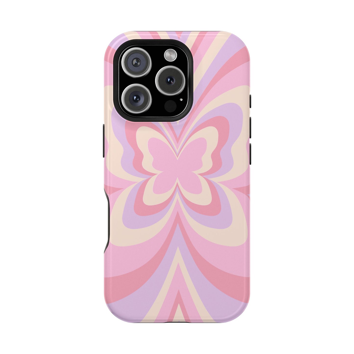 Pink Bow & Butterfly MagSafe iPhone® Case
