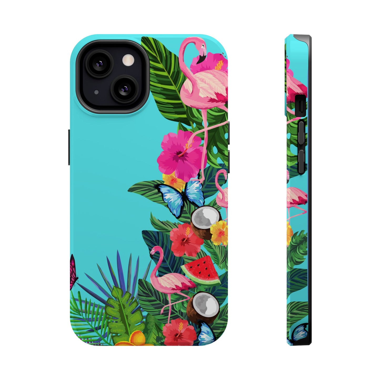 Pink Flamingo MagSafe iPhone® Case