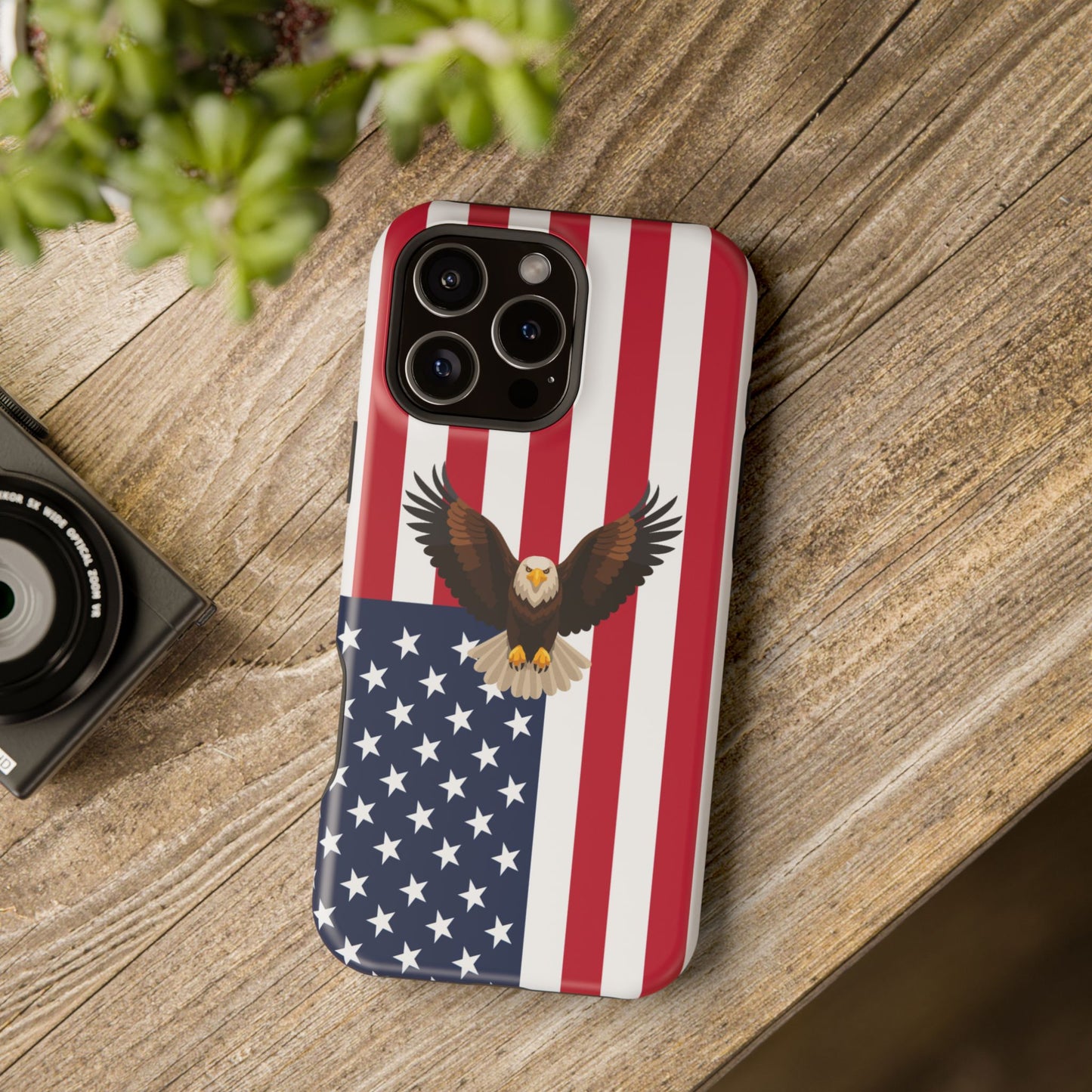 American Flag Magnetic Eagle Phone Case