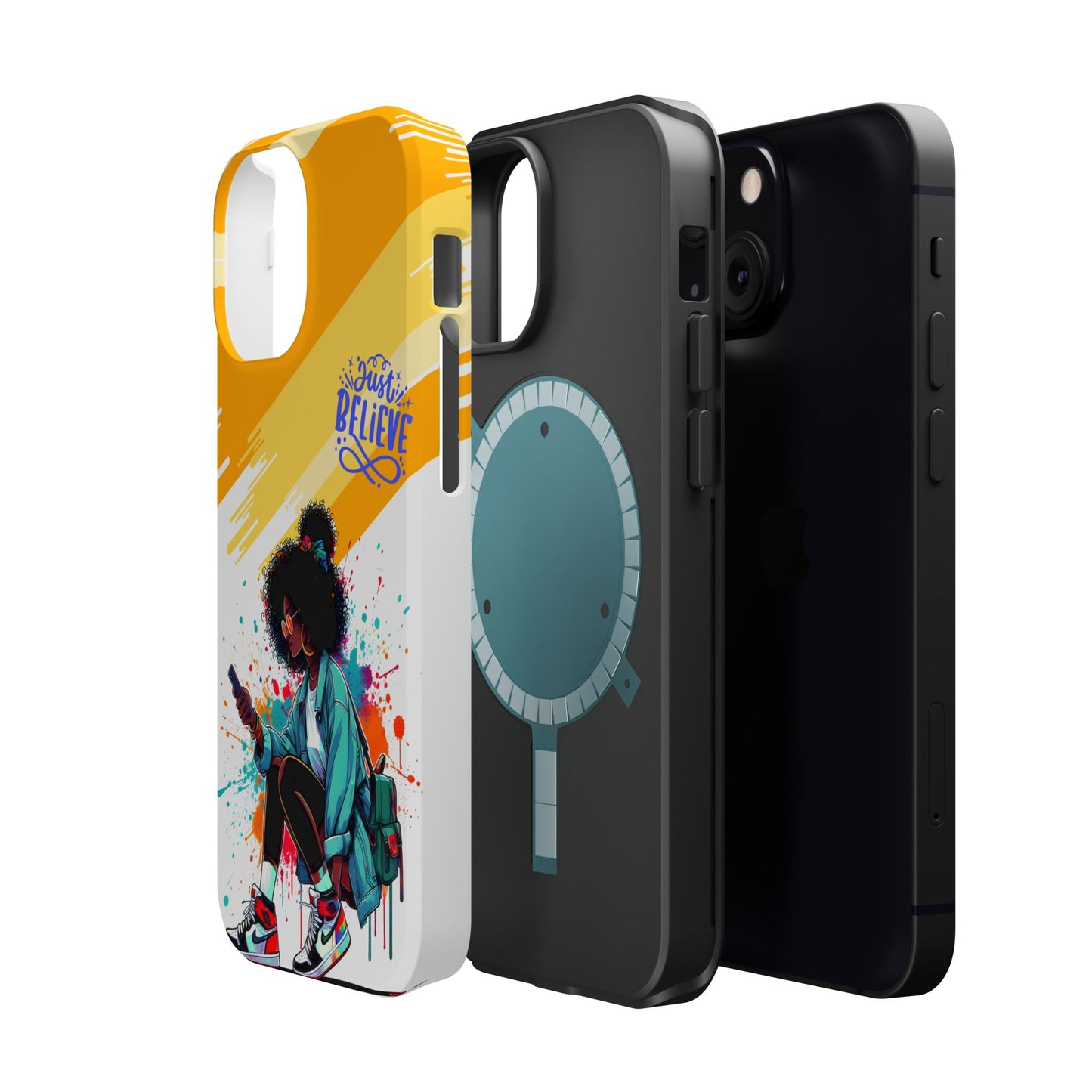 Black Girl Believe MagSafe iPhone® Case