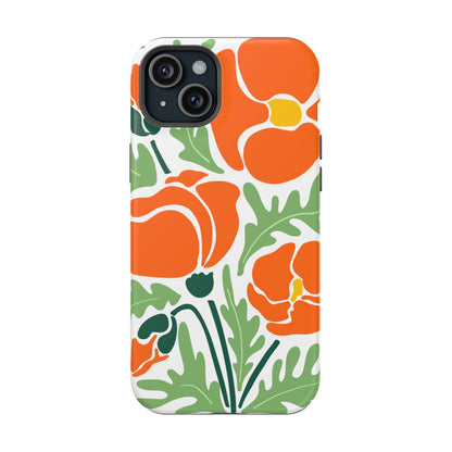 Orange Daisy MagSafe iPhone® Case