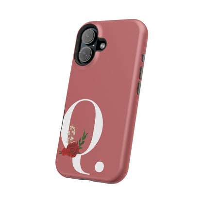 Personalized Letter Q MagSafe iPhone® Case