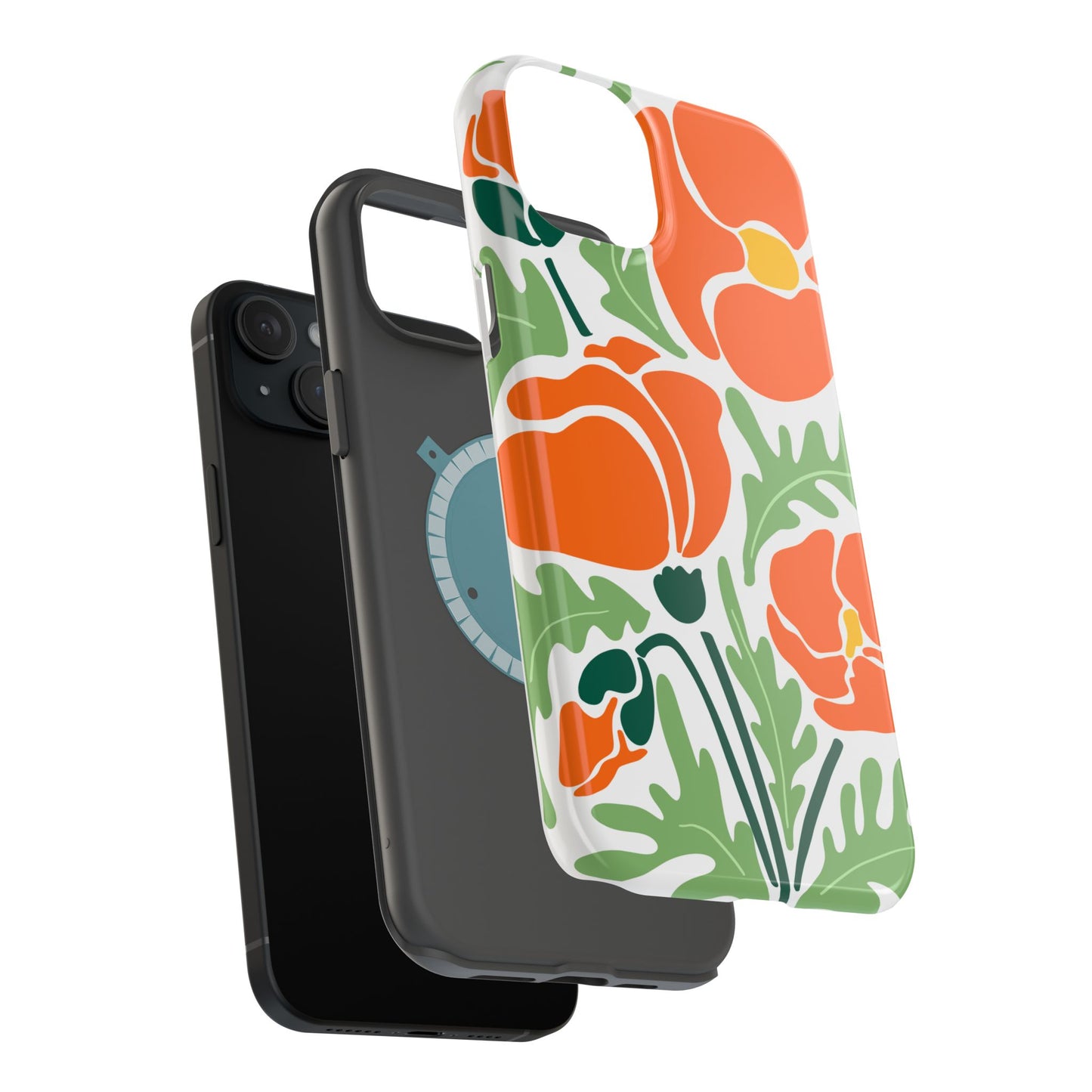 Orange Daisy MagSafe iPhone® Case