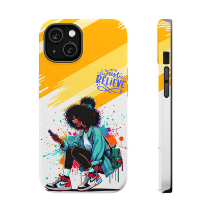 Black Girl Believe MagSafe iPhone® Case