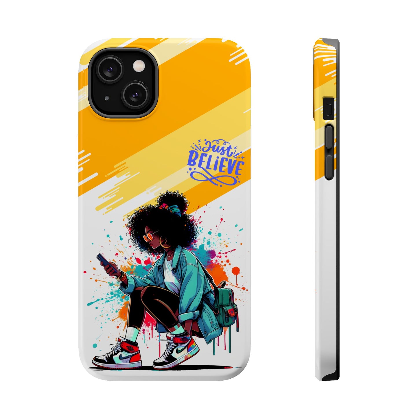 Black Girl Believe MagSafe iPhone® Case