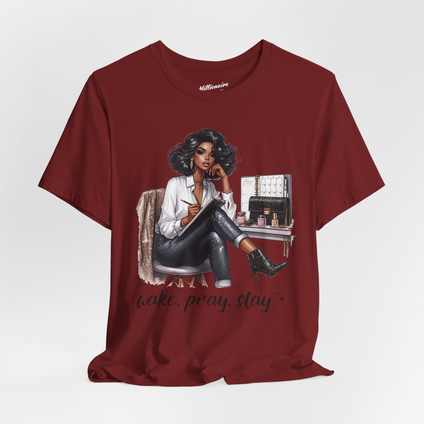 Wake Pray Slay Soft Cotton Tee