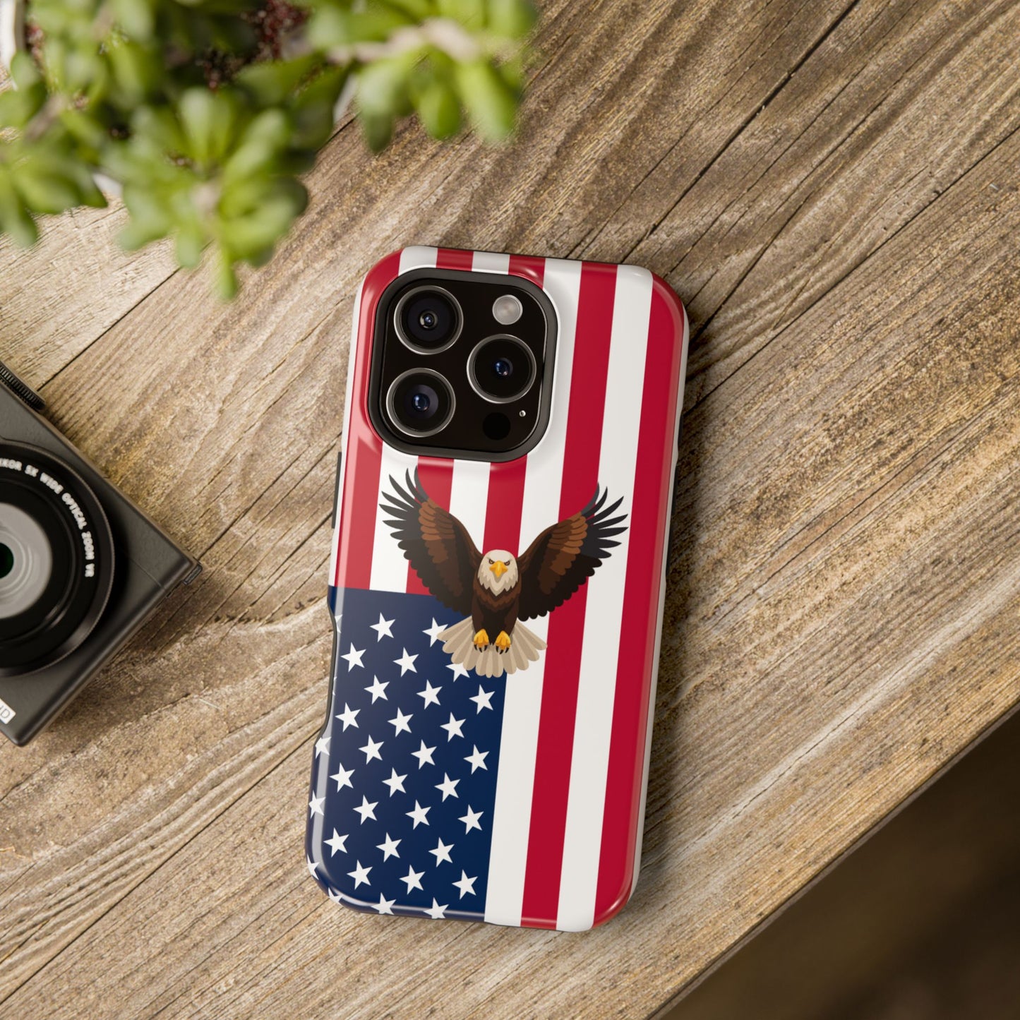 American Flag Magnetic Eagle Phone Case
