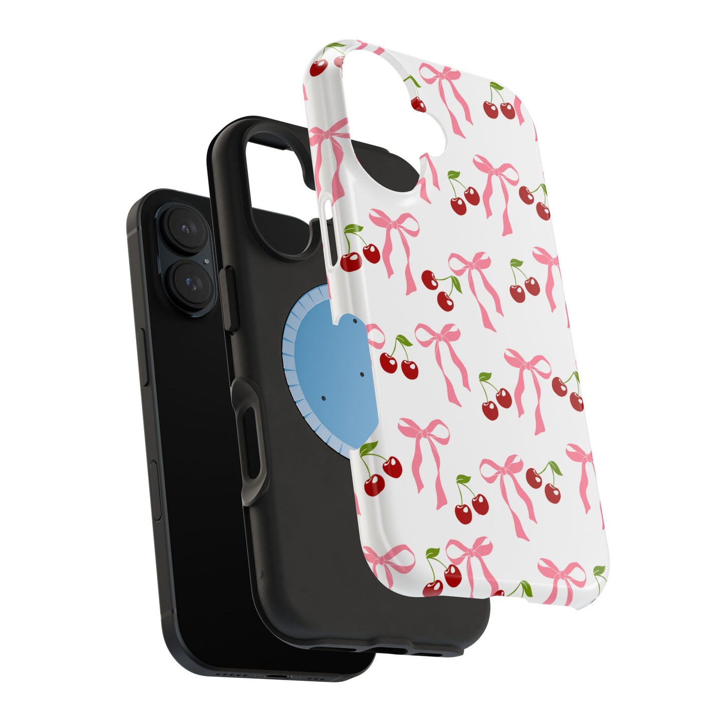 Pink Bows & Cherry MagSafe iPhone® Case