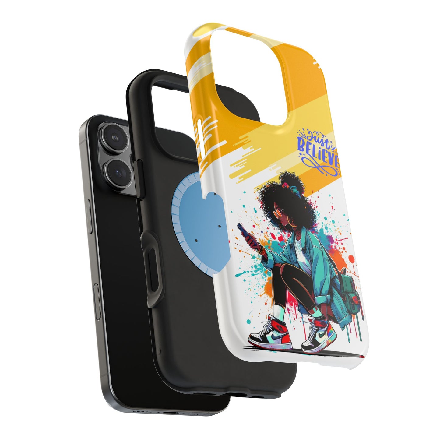 Black Girl Believe MagSafe iPhone® Case