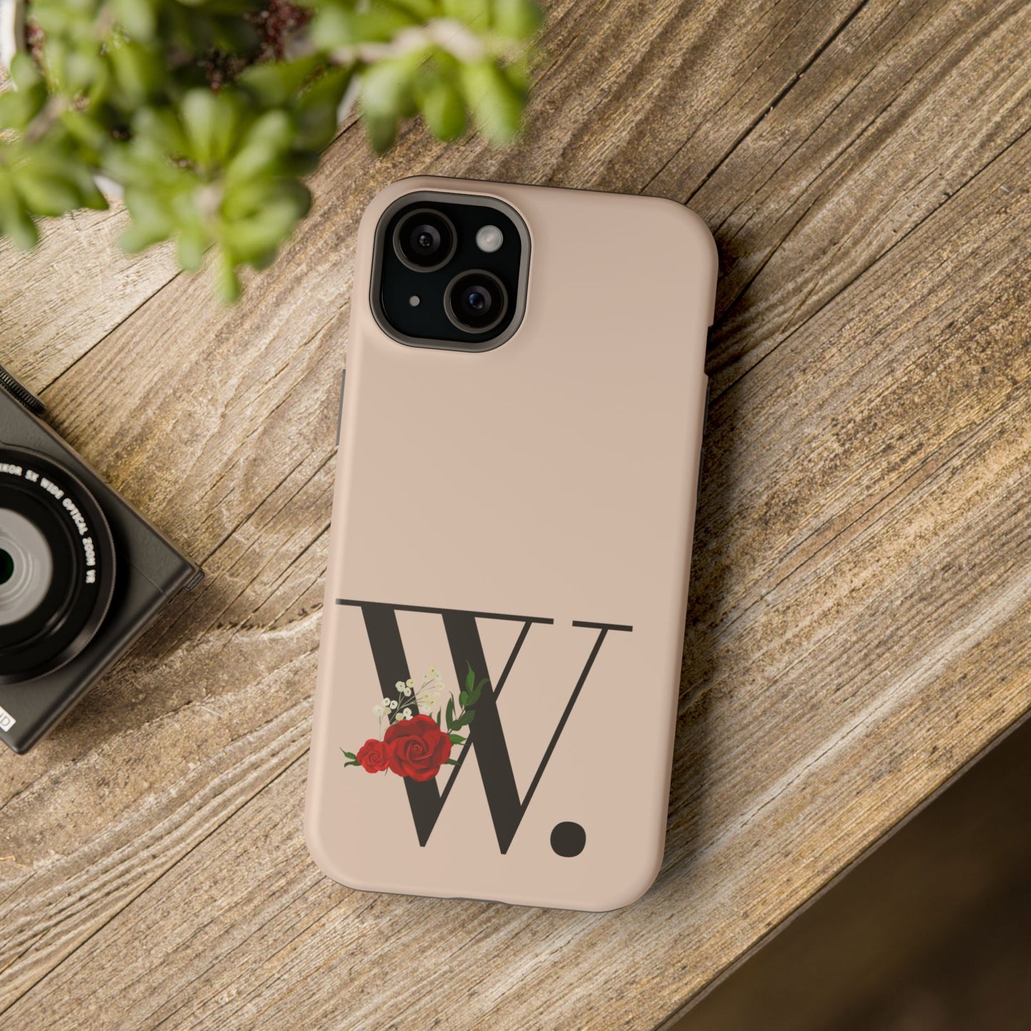 Personalized Letter W MagSafe iPhone® Case