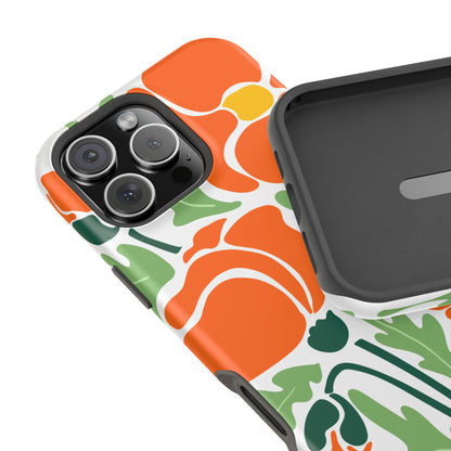 Orange Daisy MagSafe iPhone® Case